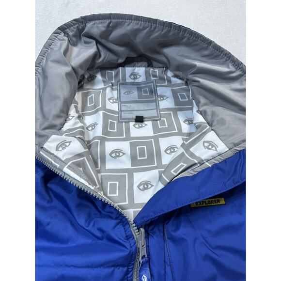 Nat Geo Explorer Blue Puffer Jacket L Ship Traveler Antarctica Layering System - Picture 5 of 10